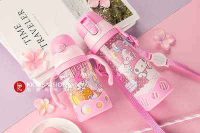 儿童 卡通 女生 水杯保温杯水壶 静物拍摄 产品摄影|产品|摄影|凯越思视觉 - 原创设计作品 